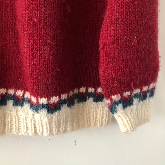 Handmade Knit Fisherman Sweater Onesize - Picture 5 of 5